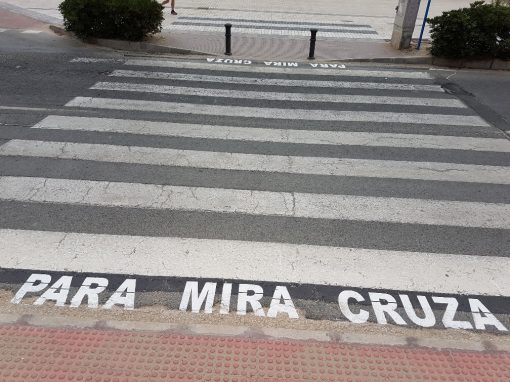 Búsqueda de soluciones disuasorias para la reducción del uso de vehículos particulares, nuevos pasos de peatones